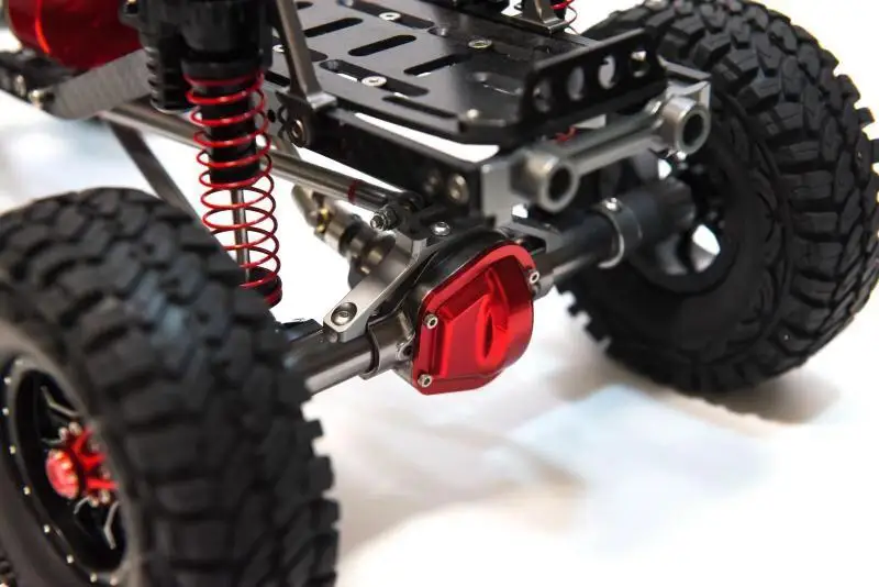 RCtown(обратная обновленная версия) 1/10 универсальная 313 колесная база рама CNC полностью Металлическая TRX4 SCX10