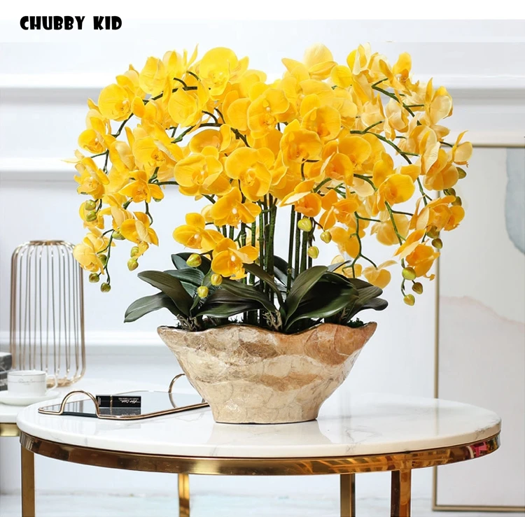 Большой Высокая моделирования реального касания икебана Hi Q искусственные цветы