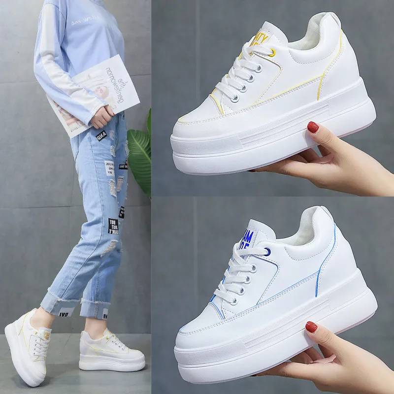 Fujin/Женская обувь на платформе Обувь плоской подошве Повседневная толстом