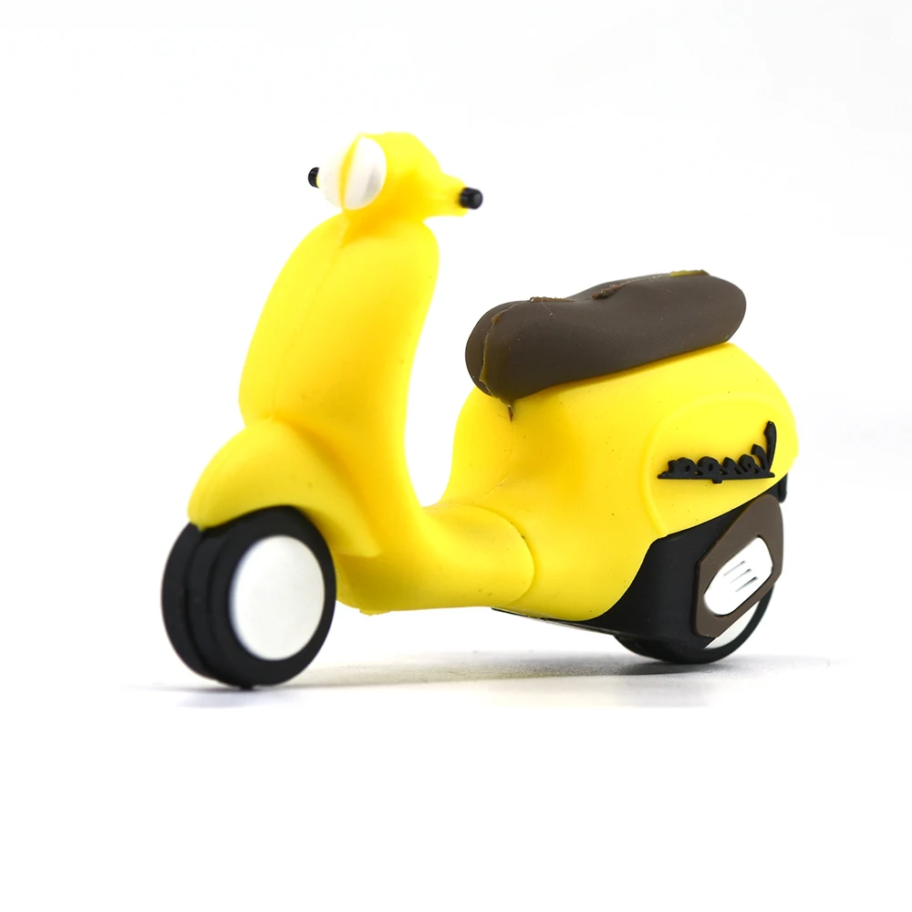 Fashion Girl Scooter Pendrive Motorcycle Usb Flash Drive 32GB 16GB 8GB 4GB 128GB 256GB Pen 64GB Cartoon Memory Stick | Компьютеры и