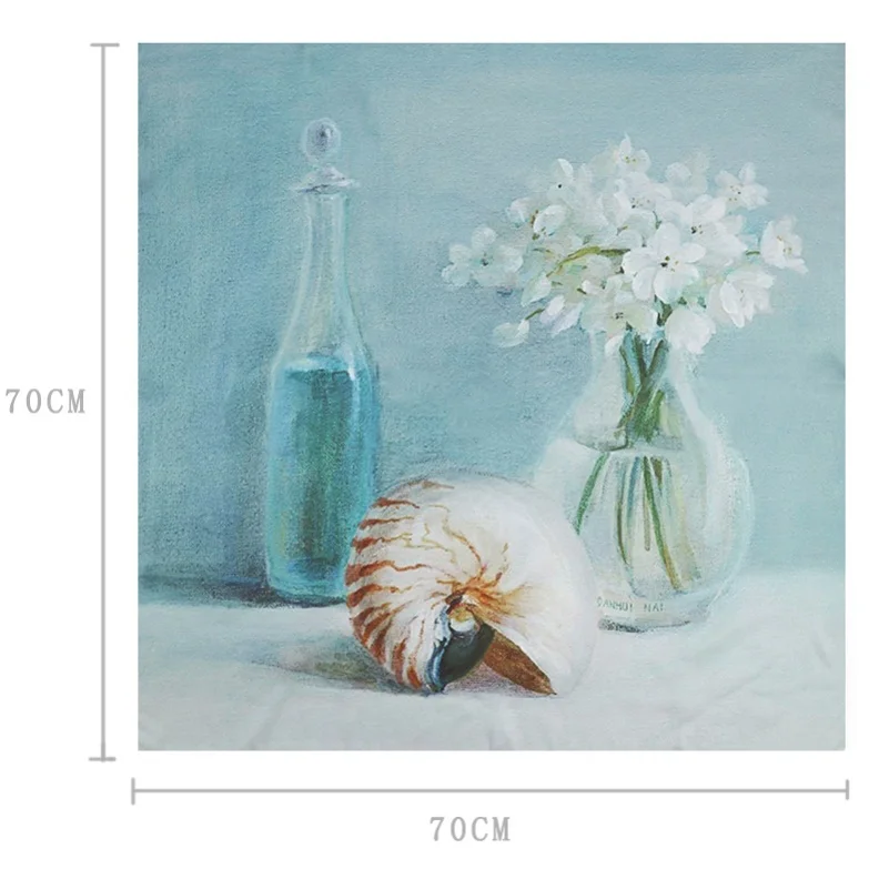 Цветочный квадратный шелковый шарф высокого качества женский с новым принтом