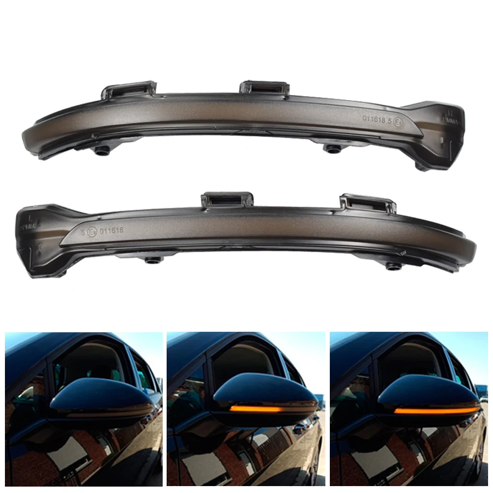 

Flowing Water Blinker Side Mirror Flashing Light LED Dynamic Turn Signal Light For VW Golf 7 MK7 7.5 GTI R Sportsvan Touran L II