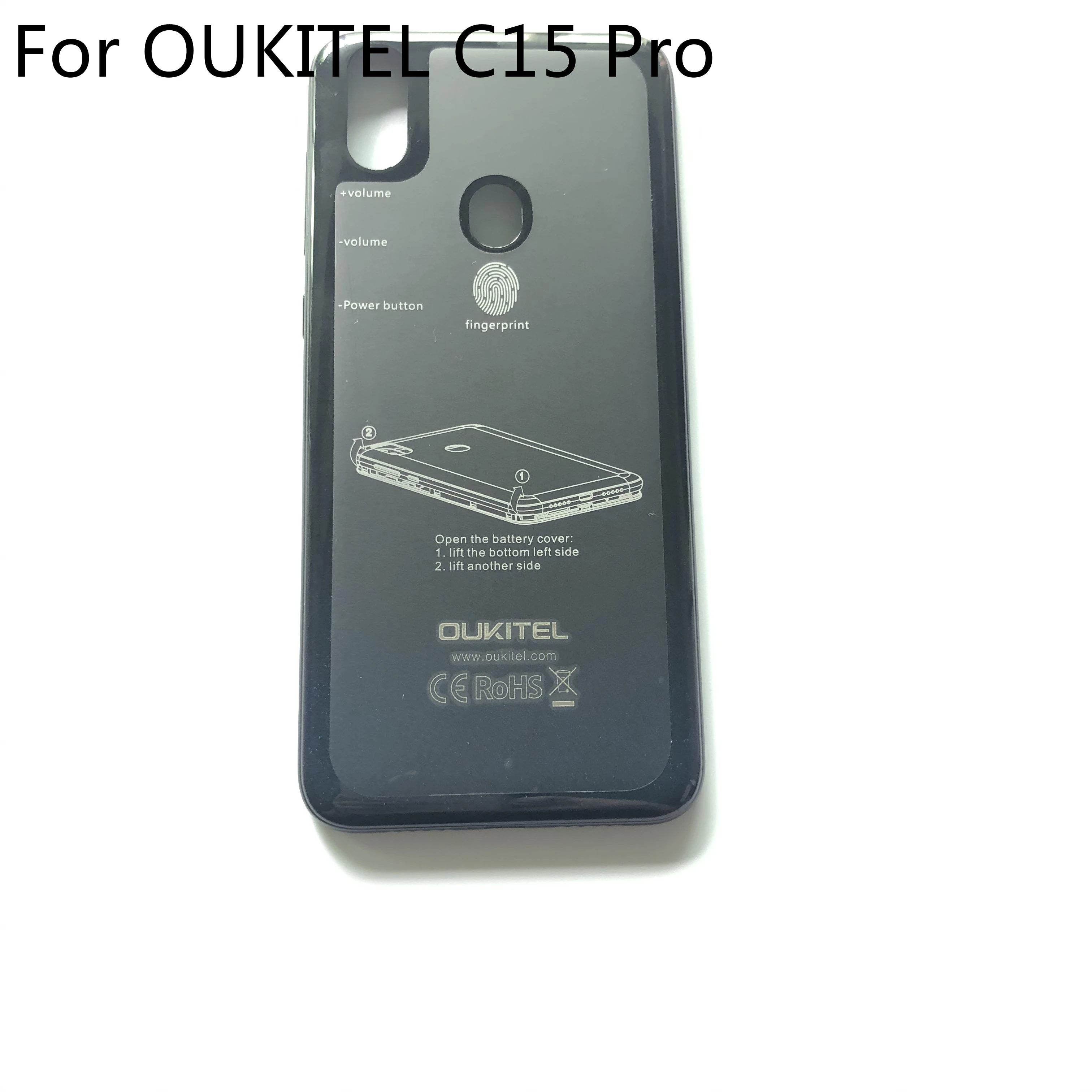

OUKITEL C15 Pro Used Protective Battery Case Cover Back Shell For OUKITEL C15 Pro MT6761 Quad Core 6.088'' 1280*600 Smartphone