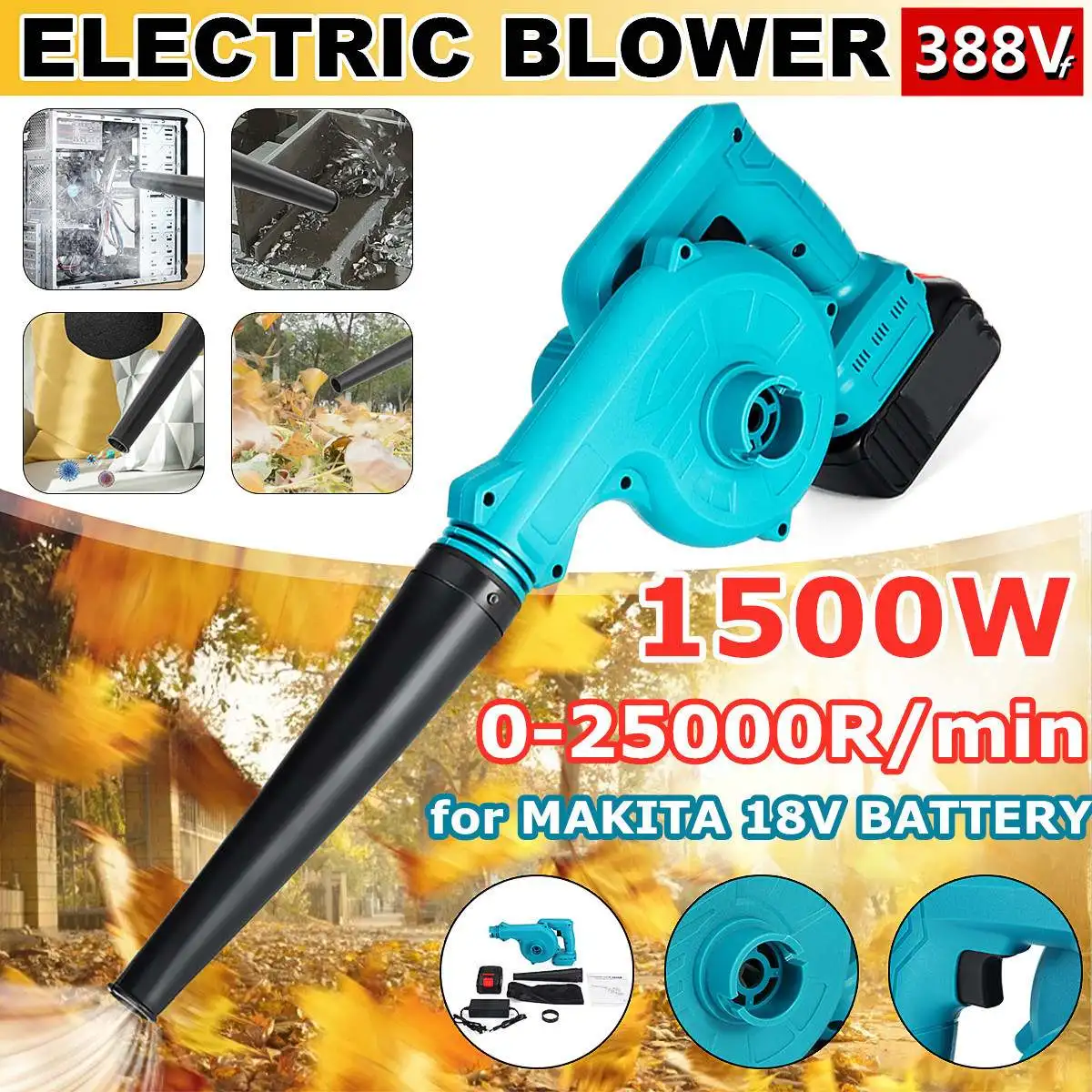 

Воздуходувка 2 в 1, 0-25000r, 21 в