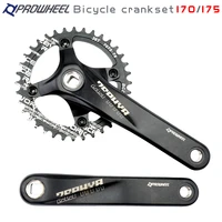 prowheel mountain bike crank sprockets 170175mm square hole aluminum alloy crank 30323436 38t sprocket 104bcd mtb crank