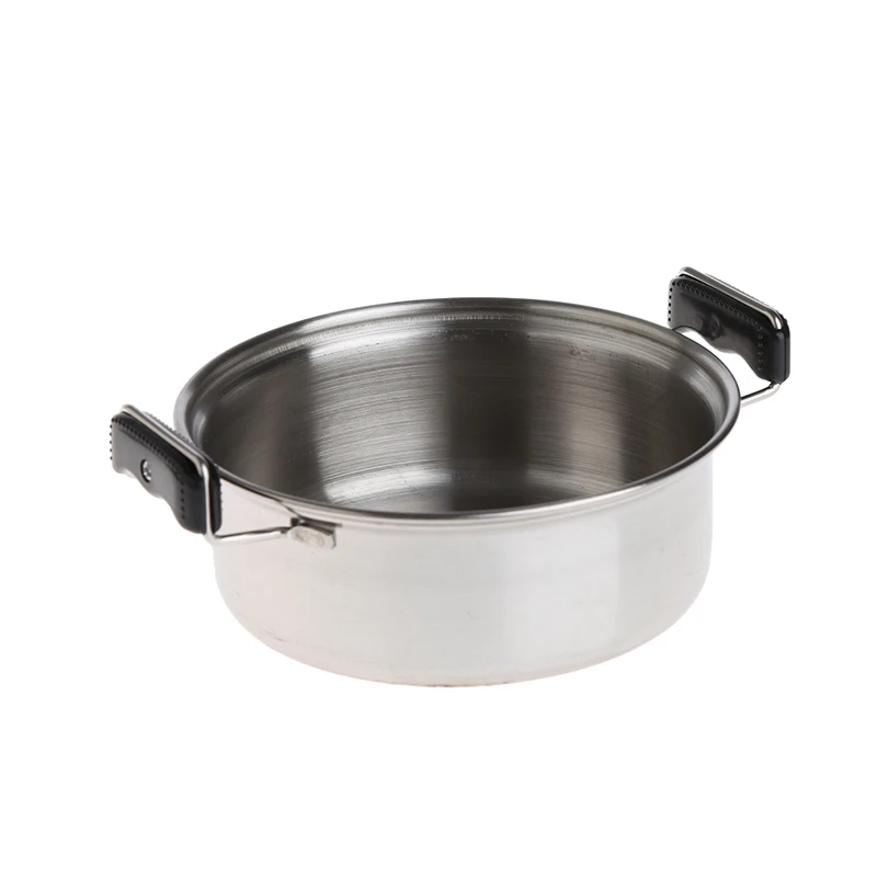 

20Pcs Stainless Steel Pots Pans Cookware Miniature Toy Pretend Play Gift For Kid Hot