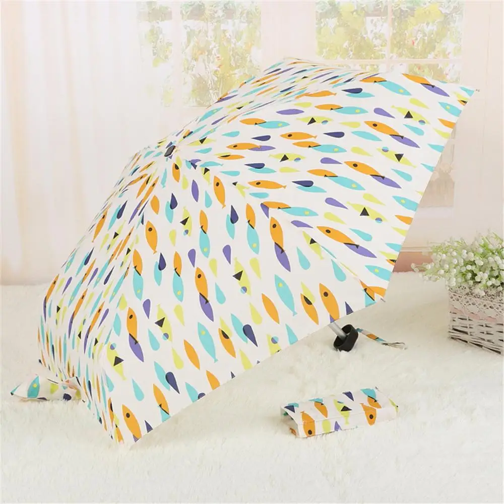 Неавтоматический складной размер 16 см зонты от дождя и солнца ветрозащитные для