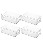 Кухонный Контейнер для хранения еды в холодильнике, зеркальные ящики, прозрачный контейнер для хранения, прозрачная пластиковая стойка для хранения еды