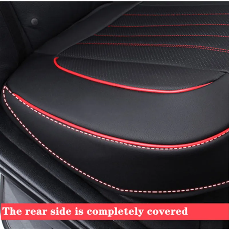 Verkauf Universal Auto Sitzbezüge PU Leder Sitz Abdeckung Vier Jahreszeiten Autos Deckt Kissen Auto Innen Zubehör Mat Schutz