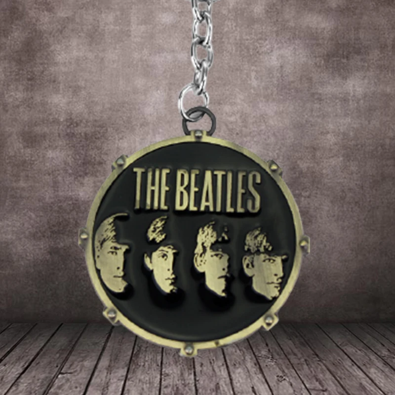 Новинка 2021 брелок в британском стиле группы The BEATLEES для ключей кольцо