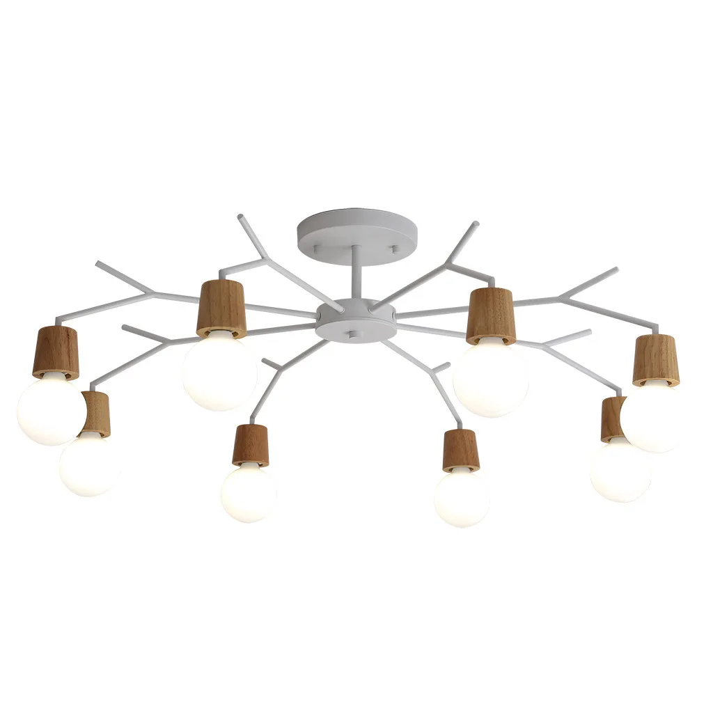 Светодиодная люстра в скандинавском стиле современный светильник арт-деко с