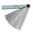 Инструмент для измерения зазора свечи зажигания автомобиля мотоцикла щуп клапана Серебряный 17 лезвия 100 мм автомобильные аксессуары инструменты для ремонта шин