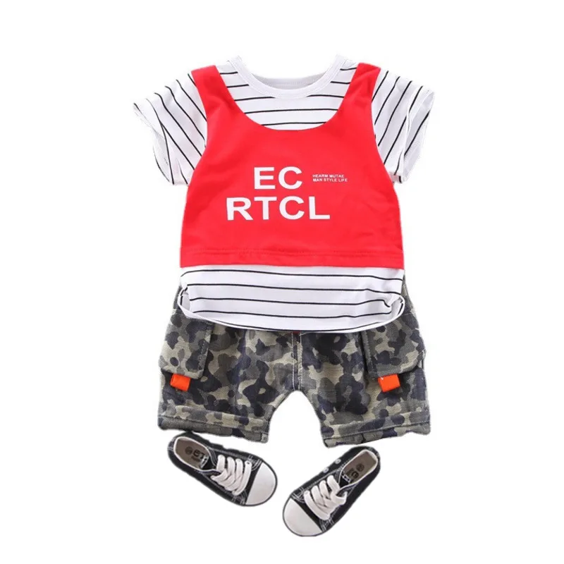 Детский спортивный костюм футболка шорты 2 шт./компл. | Детская одежда и обувь