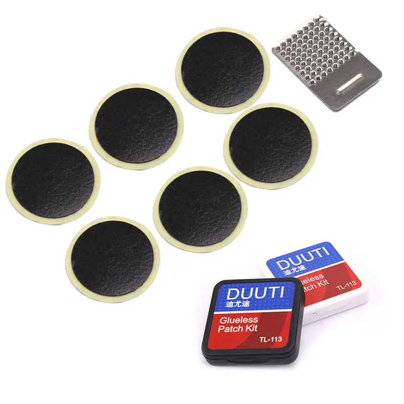 

Tire Patch Kit Bicycle Repair Tool No Glue Puncture Repair Tool Quick Drying