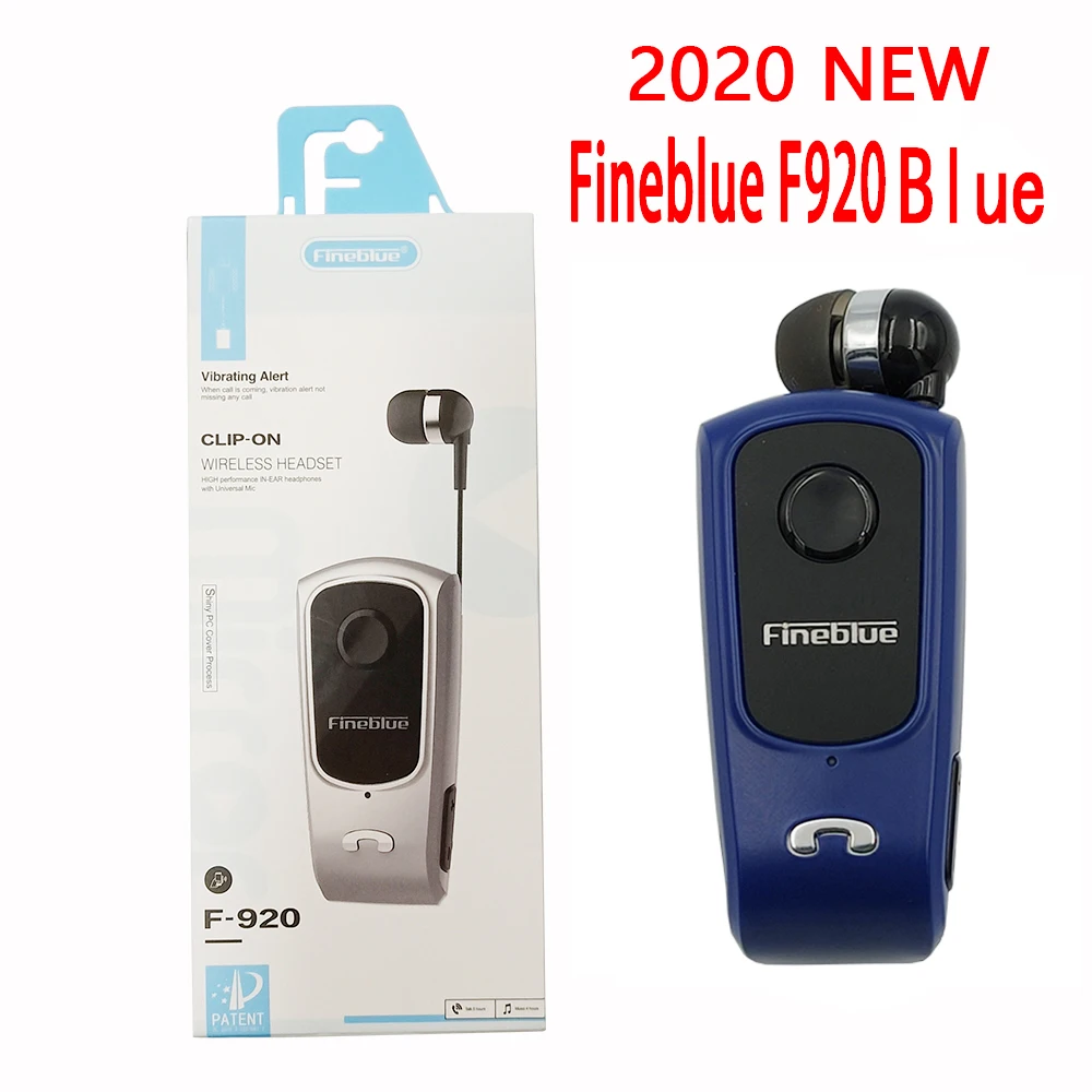 FineBlue F920 мини bluetooth гарнитура напоминающая вибрацию износ зажим спортивные