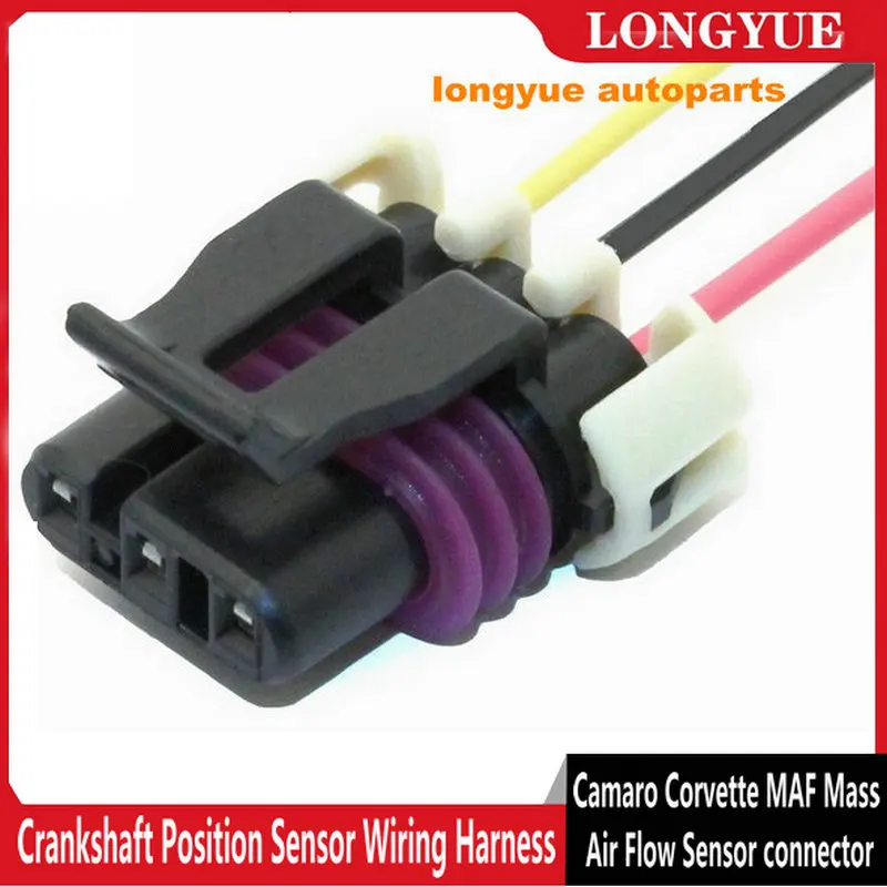 

10pcs 96-97 LT1 Crankshaft Position Sensor Wiring Harness Case For Camaro Corvette MAF Mass Air Flow Sensor connector