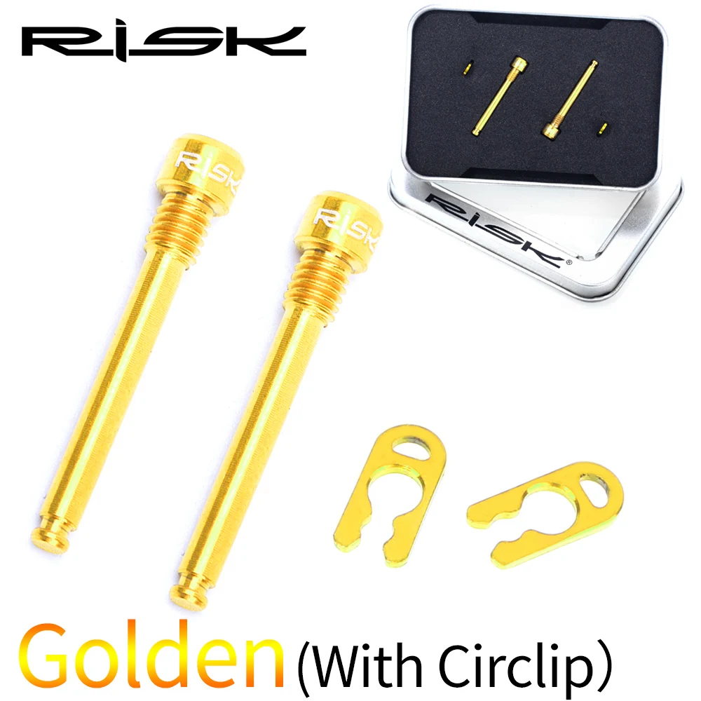 2 шт. RISK titanium M4x26mm болты суппорта сверхлегкие велосипедные масляные дисковые