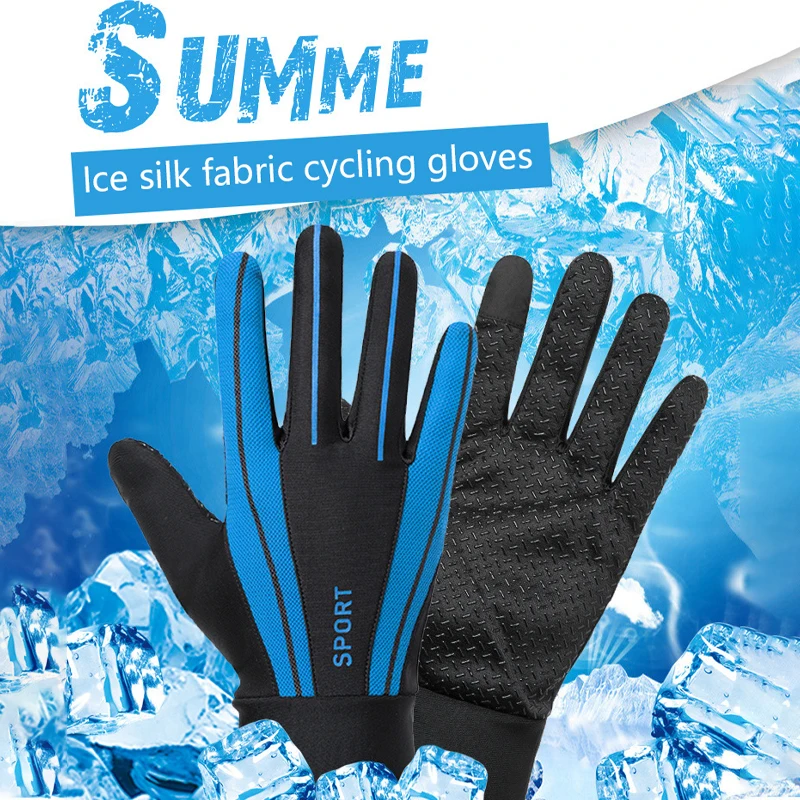 

Thin Glove For Bike Men Women's Summer Cycling Gloves Full Finger High Elasticity Cycling Sport Racing Bike Gloves