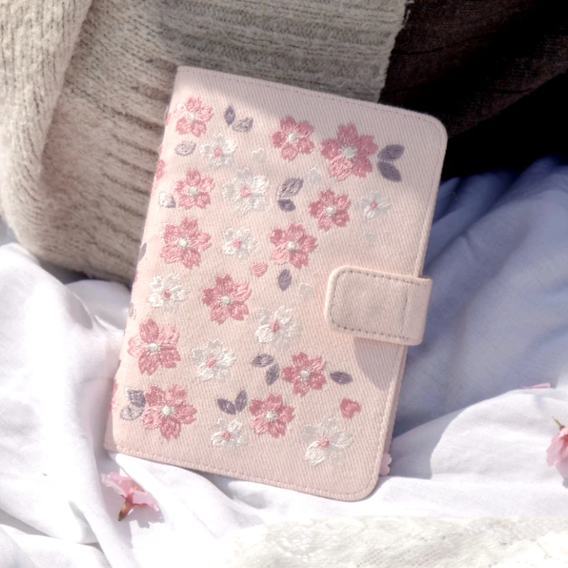 Kinbor Sakura наборы блокнотов Ретро Вышивка A6 календарь расписание книга ежедневник