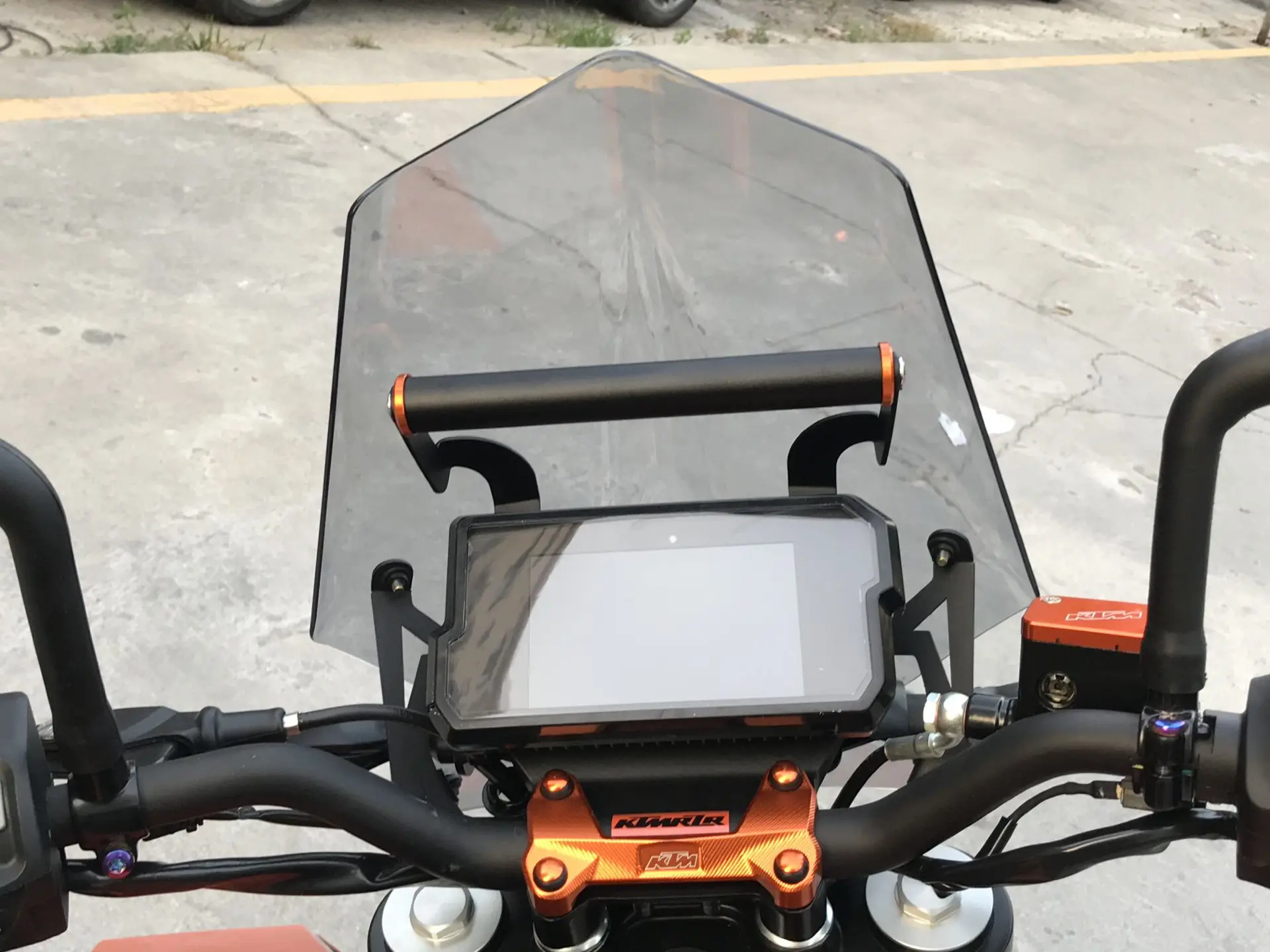 Для KTM DUKE 390 подставка держатель для мобильного телефона gps Кронштейн регулируемый навигационный держатель Duke390 аксессуары