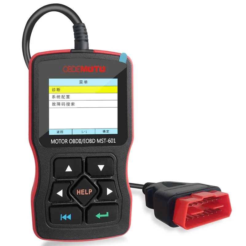 Автоматический ЧИТАТЕЛЬ КОДА MST 601OBDII/EOBD (система бортовой диагностики сканер