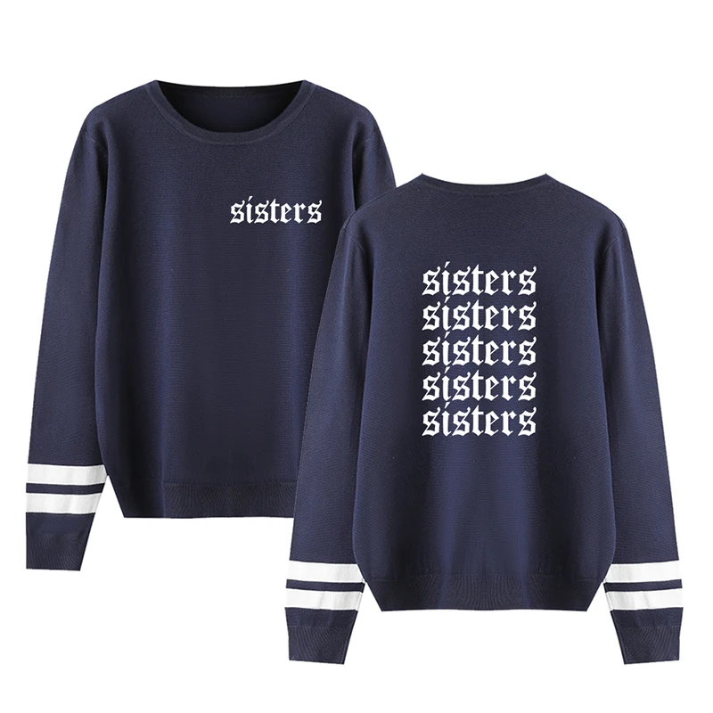 

Fashion Sister Print Street Style Hip Hop Sport O-neck Men Women Pullover Sweater Casual Long Sleeve Sweaters Pullovers Tops 4XL