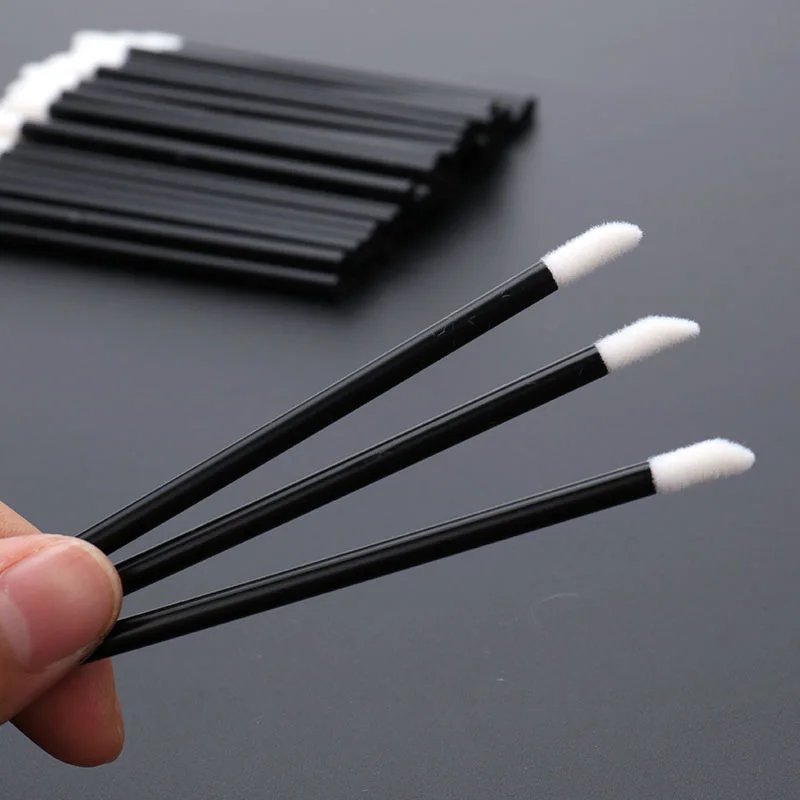 50 шт. одноразовая кисть для губ женские аксессуары Оптовая Продажа блестящая