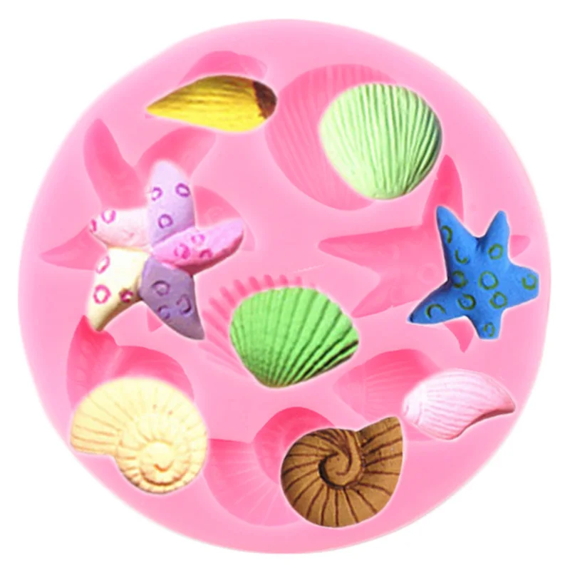 Форма раковины помадки силиконовая форма для кухни выпечки шоколадные