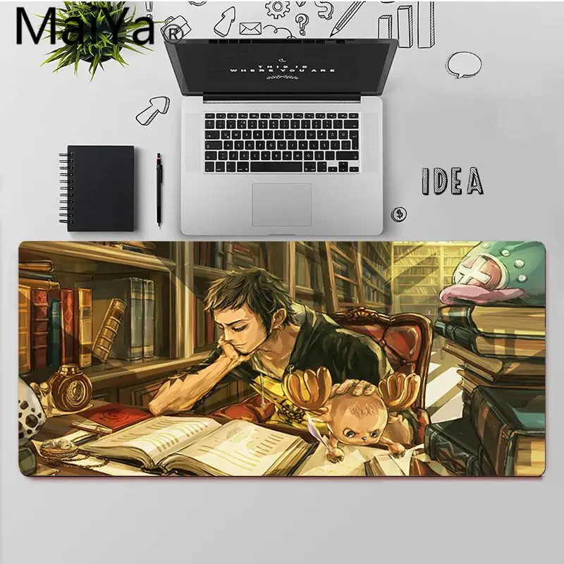 

Maiya One Piece Trafalgar Law Keyboards Mat Rubber Gaming mousepad Desk Mat Free Shipping Large Mouse Pad Keyboards Mat