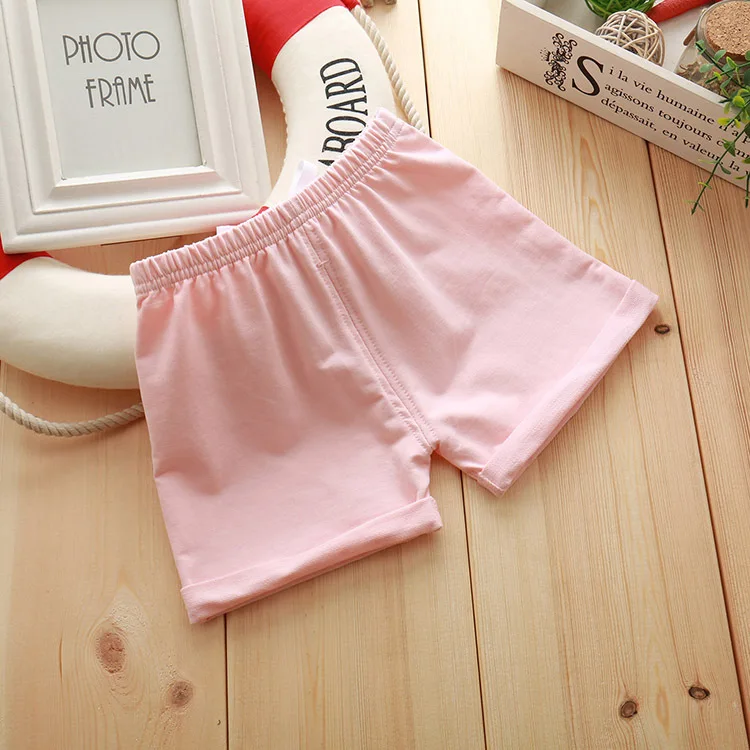 Pantalones cortos transpirables absorbentes para ni&ntilde;os y ni&ntilde;as, Shorts informales, Color caramelo, verano, 2020-1