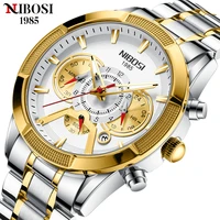 nibosi men watch top brand luxury sports quartz men wristwatch chronograph waterproof military watch for men relogio masculino