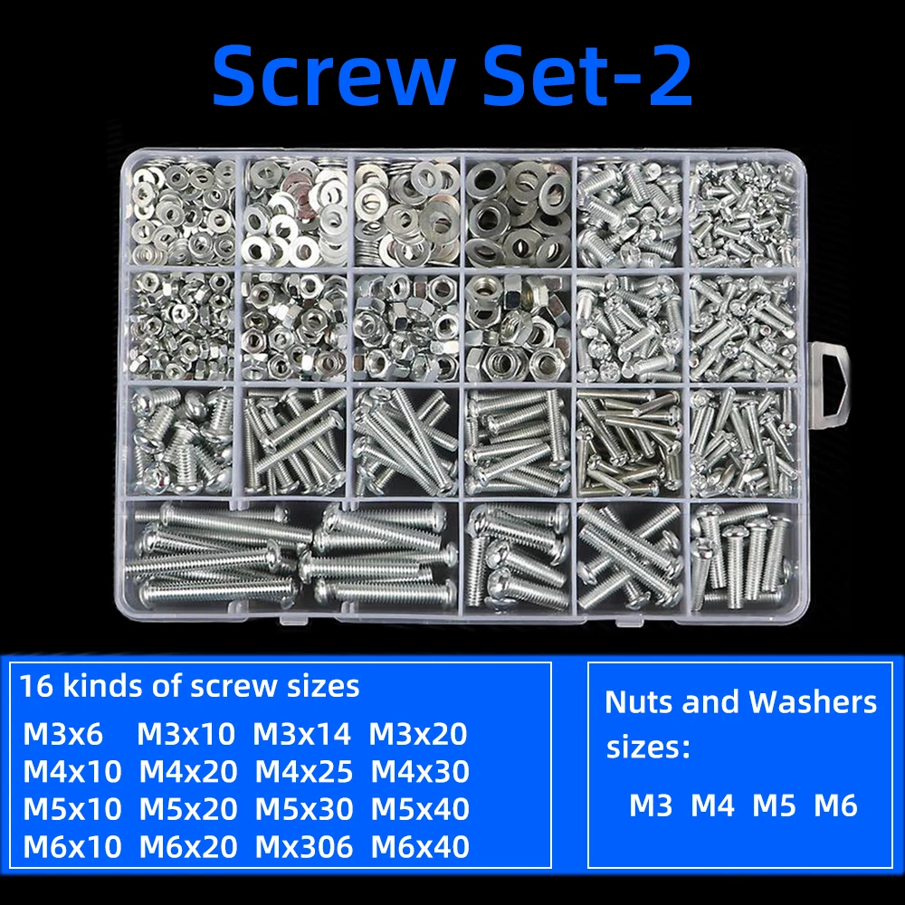 Метрический винтовой станок оцинкованный крестовой винт m2-m5 круглая головка