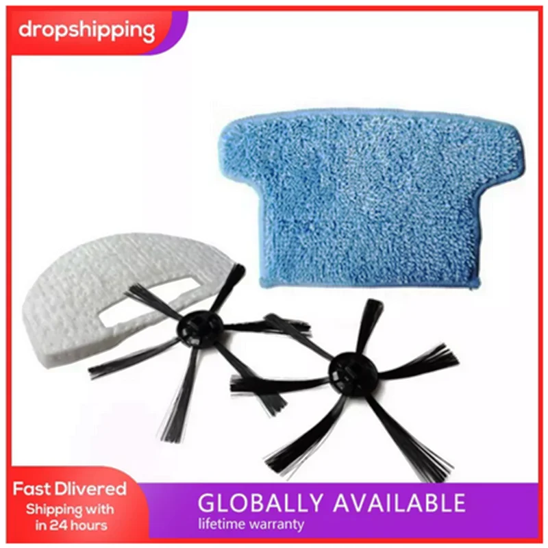 

Vacuum Cleaner Parts Tool Side Brushes Filter Mop Cloth For Isweep S320 Sweeper Replacement Accessories Household Cleaning Tool