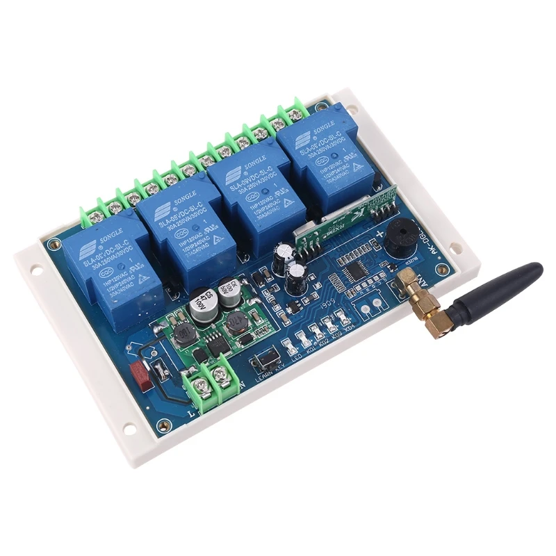 

DC12V 24V 36V 48V RF Wireless Remote Control Relay Switch Receiver Transmitter