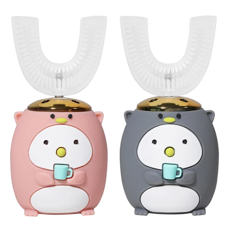 

Smart 360 degree U-shaped electric toothbrush for children silicone