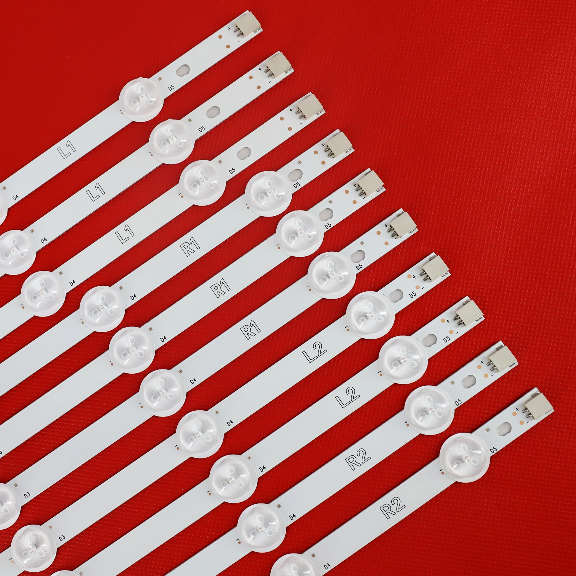 Новый 50 шт./компл. R1 L1 R2 L2 ТВ светодиодный подсветка бар идеально подходит для LG