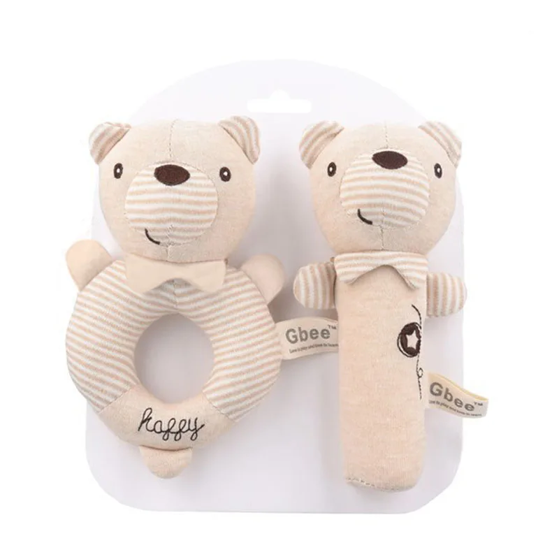 

Baby Rattles Toys Safe Infant Teether Toys Cute Animal Plush Rattle Mobile Bell Toy Infant Toddler Early Educational Toys Doll