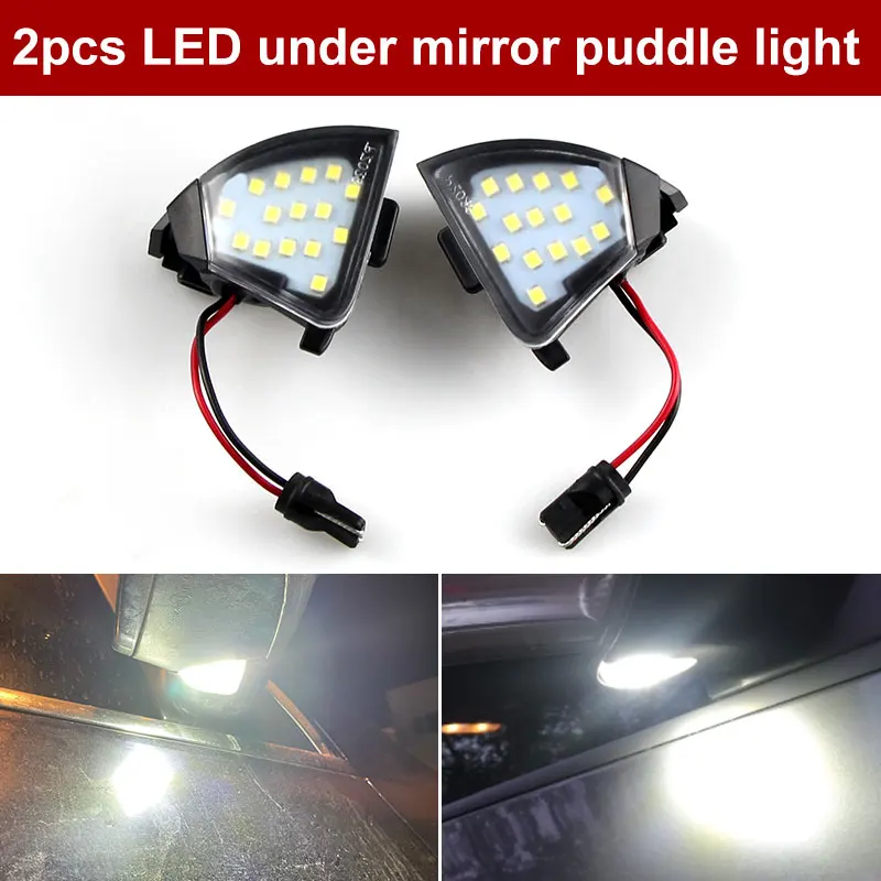 

Лампа для зеркала заднего вида, светодиодсветодиодный, 2 шт.