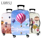 Чехол для багажа с воздушным шаром, утолщенные защитные чехлы для путешествий, подходит для эластичных чехлов на колесиках размером 18-32 дюйма
