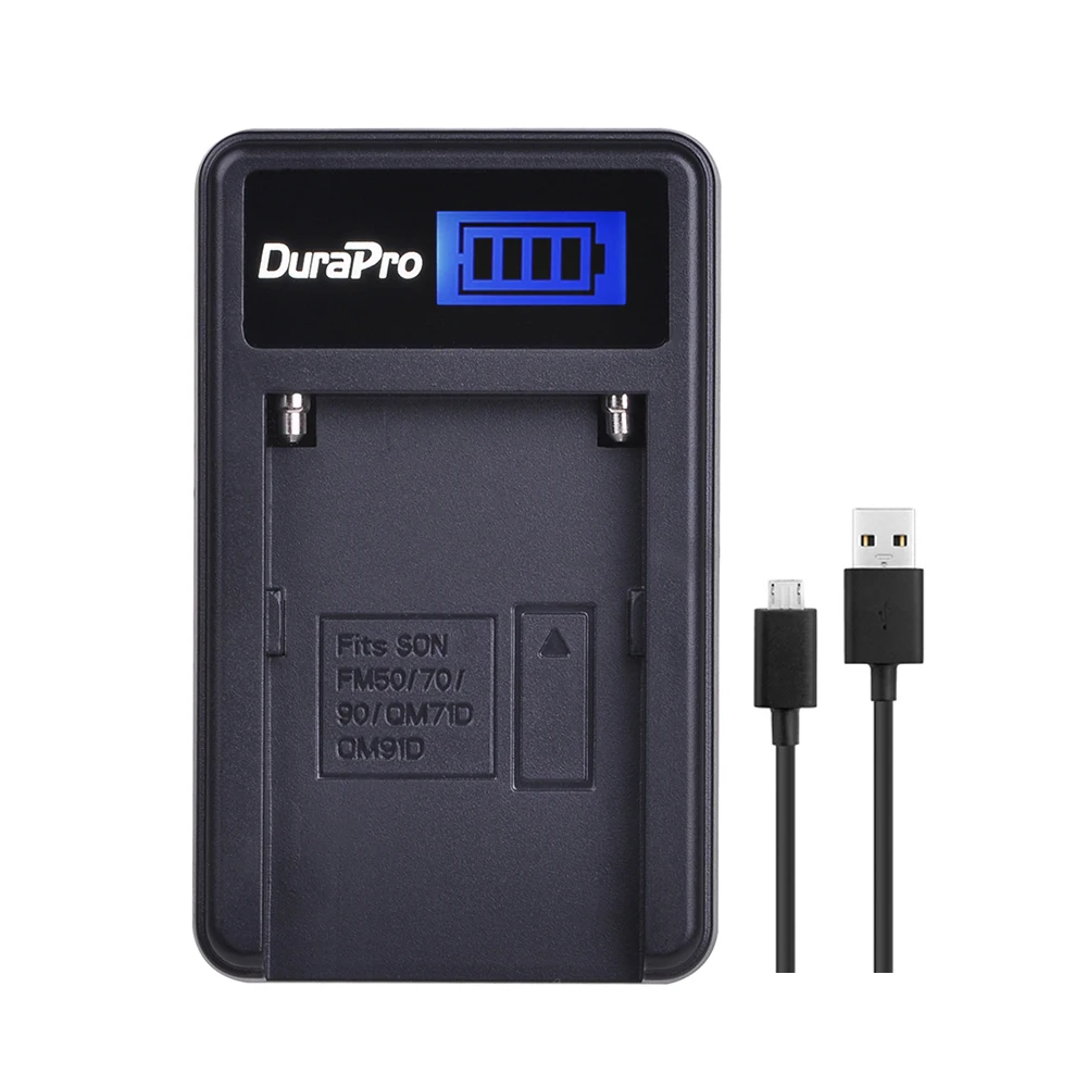 Внешняя Аккумуляторная Батарея DuraPro для фотоаппарата 5200 мАч с ЖК-дисплеем и