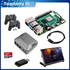 Игровой Комплект ITINIT R12 Raspberry Pi 4 Argon One V2 + SD-карта 64 ГБ + считыватель + геймпады для Raspberry Pi 4, комплекты модели B