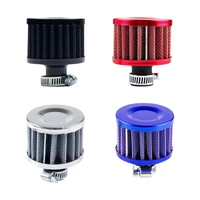 universal 12mm small air filter motorcycle turbo high flow racing cold air intake filter cleaner mushroom head car accessories