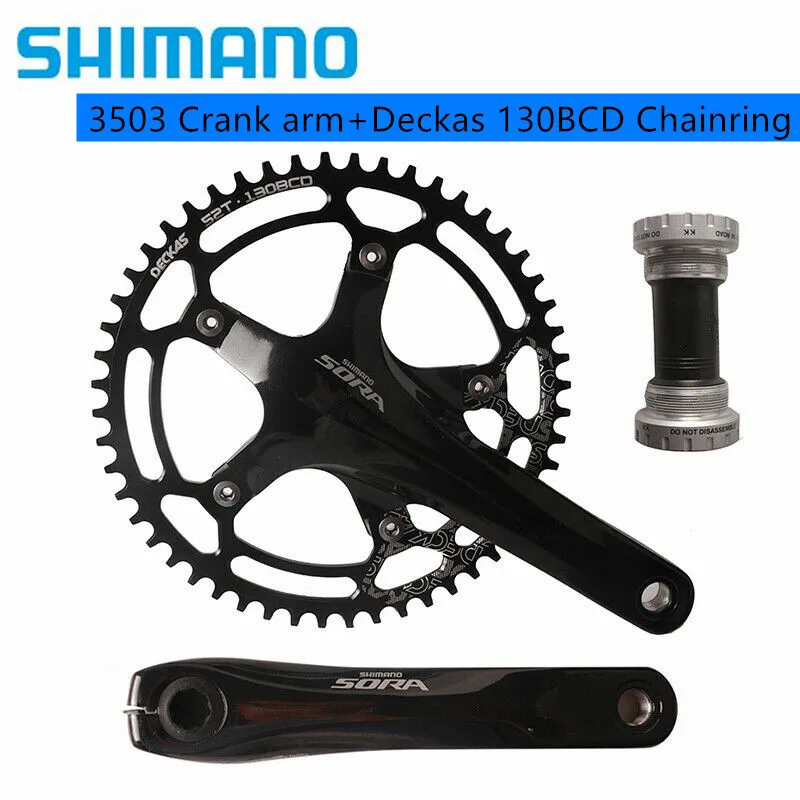 Shimano Sora 3503 коленчатый набор 170 мм рычаг с Deckas 130 BCD кольцом 50T 52T 54T 56T 58T кольцо 4600