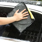 Полотенце из микрофибры для мытья автомобиля, полотенце для мытья автомобиля, чистящий инструмент для Alfa Romeo Alfa romeo 159 147 для saab 93 95 9000 для peugeot 206