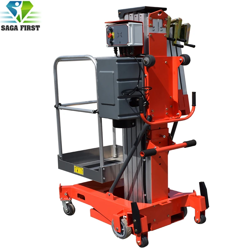 Телескопический портативный Электрический подъемник с аккумулятором