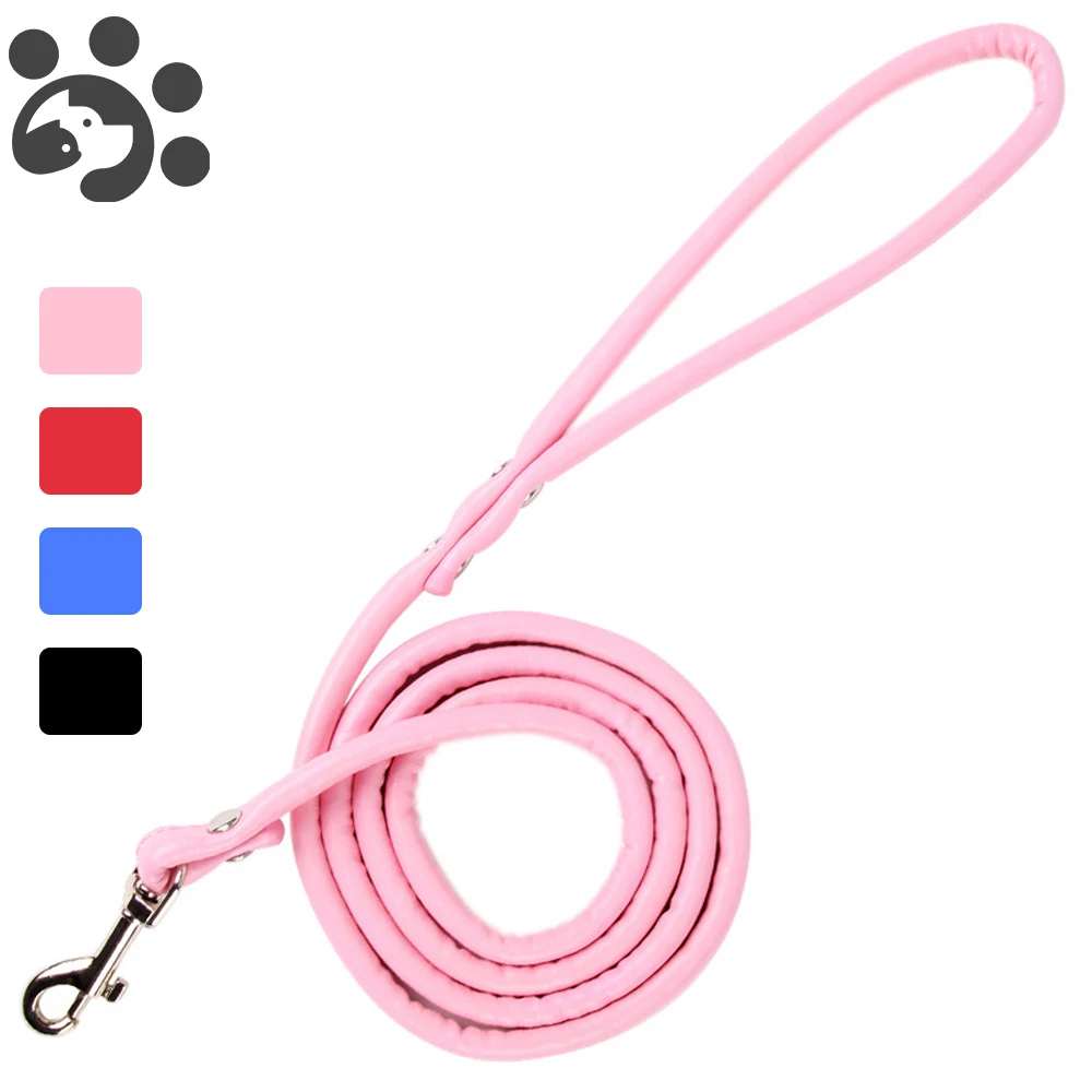 ПУ большой Поводок для собаки кожаный длинный поводок собак ошейник улицы