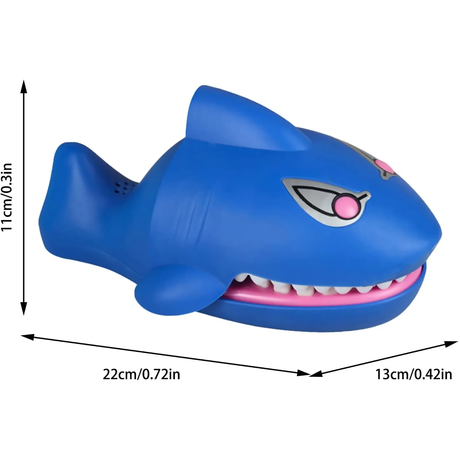 Забавный бульдог Акула крокодил Рот дантист кусание пальцев игра пиратское
