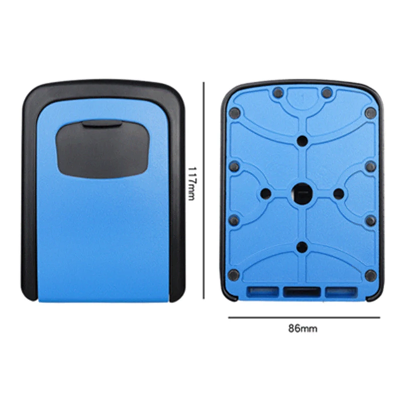 Настенный ящик для хранения ключей 4 значный комбинированный сейф с кодом пароля