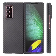 Carbon Fiber Leather For Samsung Galaxy Z Fold3 5G ZFold2 Phone Case Cover for Sansung Z fold 2 Zfold Full Protector Shell Funda