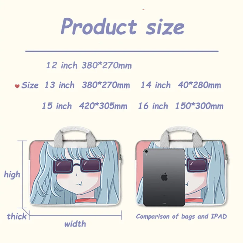 12 13 14 15 16 inch laptop bag computer sleeve case handbag waterproof cover for macbook air pro retina hp lenovo dell huawei free global shipping